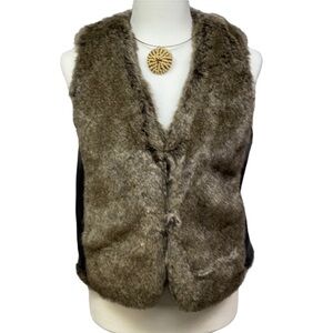 DKNY Faux Fur Vest
